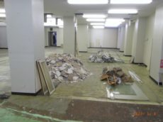 信金旧荏原支店内装解体工事